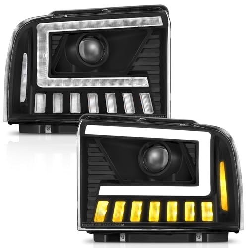 Black LED Projector Headlight Assembly Y405544
