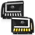 Black LED Projector Headlight Assembly Y405544