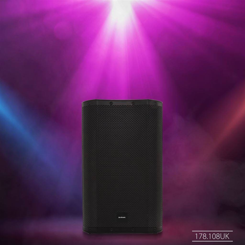 Full Range Active PA Speaker with Bluetooth, DSP, USB & SD C94044