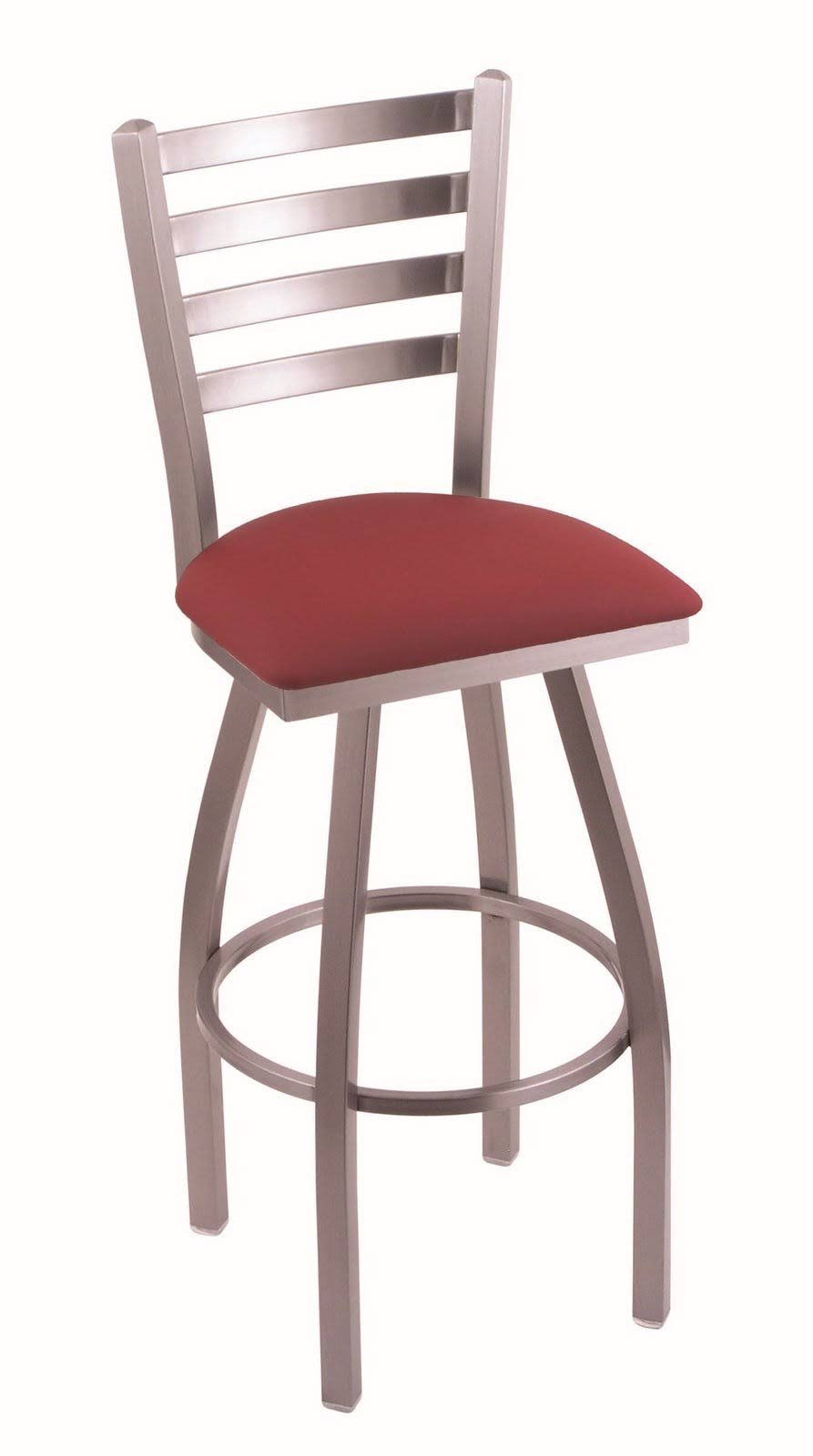 25x22 Counter Stool with Stainless Finish and 360 Swivel E13330