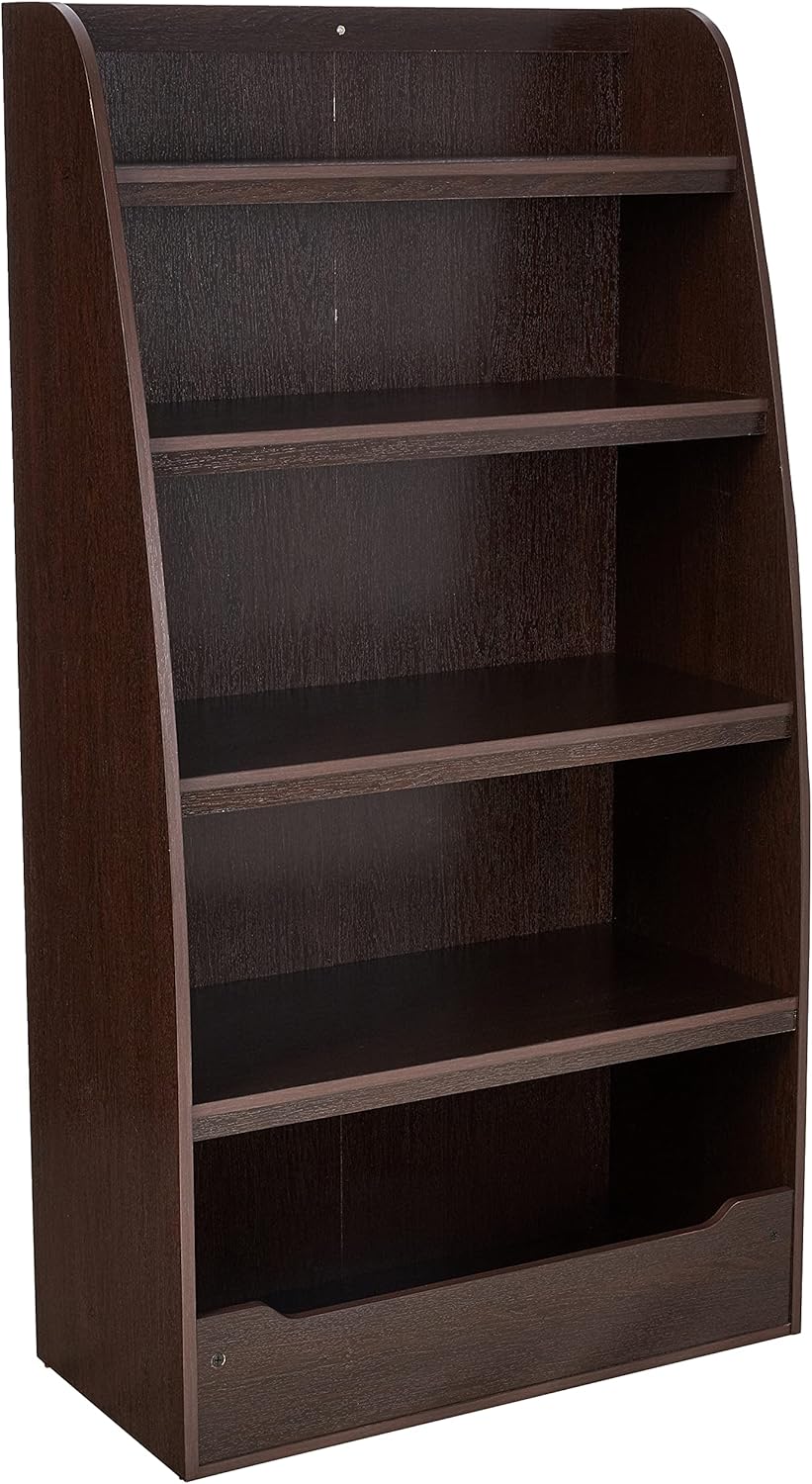 White 4 Shelf Kids' Bookcase Z662