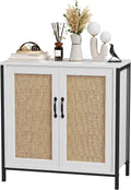 Rattan Cabinet with Doors and Shelves Z60622