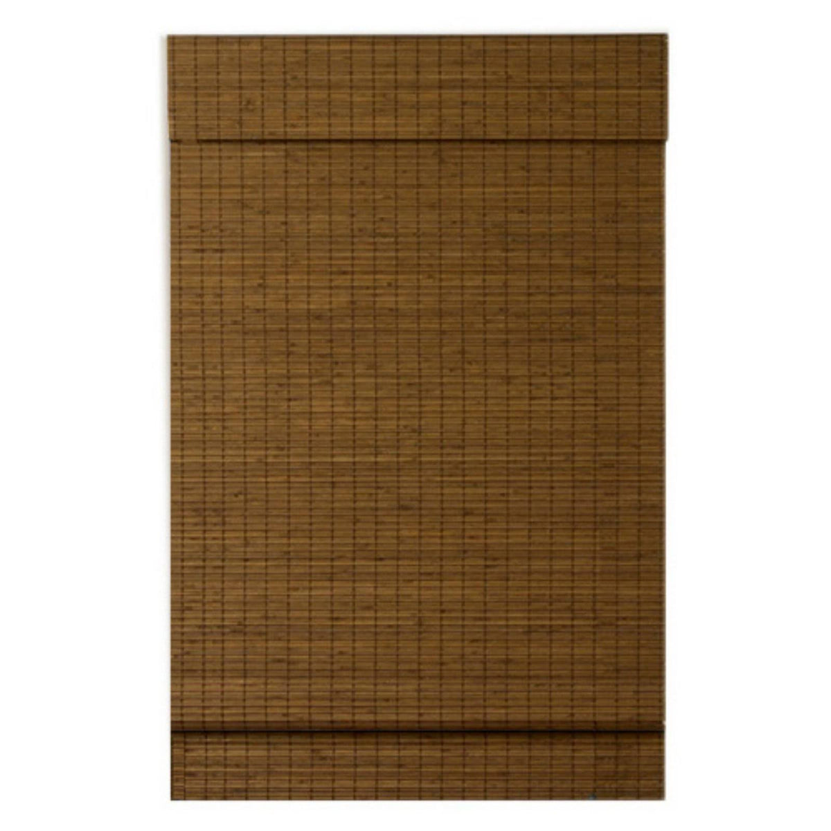 Cordless Maple Bamboo Roman Shade with Valance 35 in. W x 64 in. L K368065