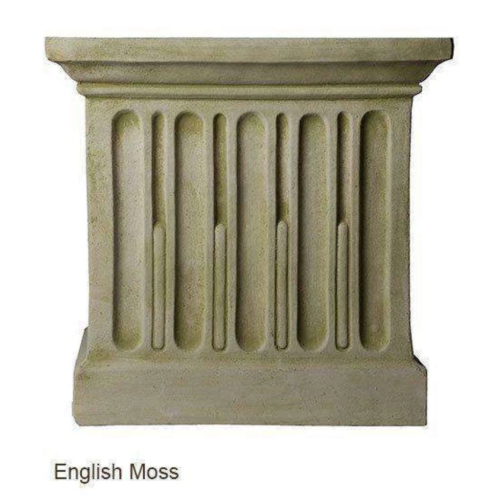 Grey Stone Curved Leaf Bench L171