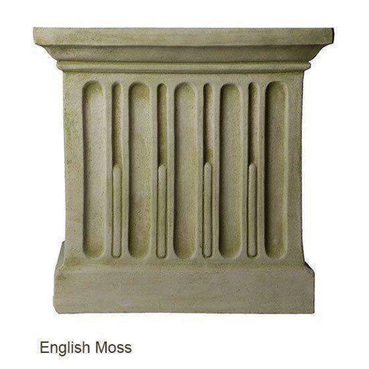 Grey Stone Curved Leaf Bench L171
