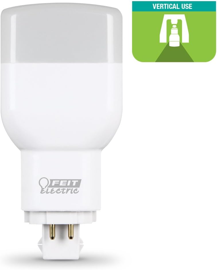 LED PL Vertical Recessed, 800 lm, 26W Equivalent, GX24Q-3 Base, 4100k Y767