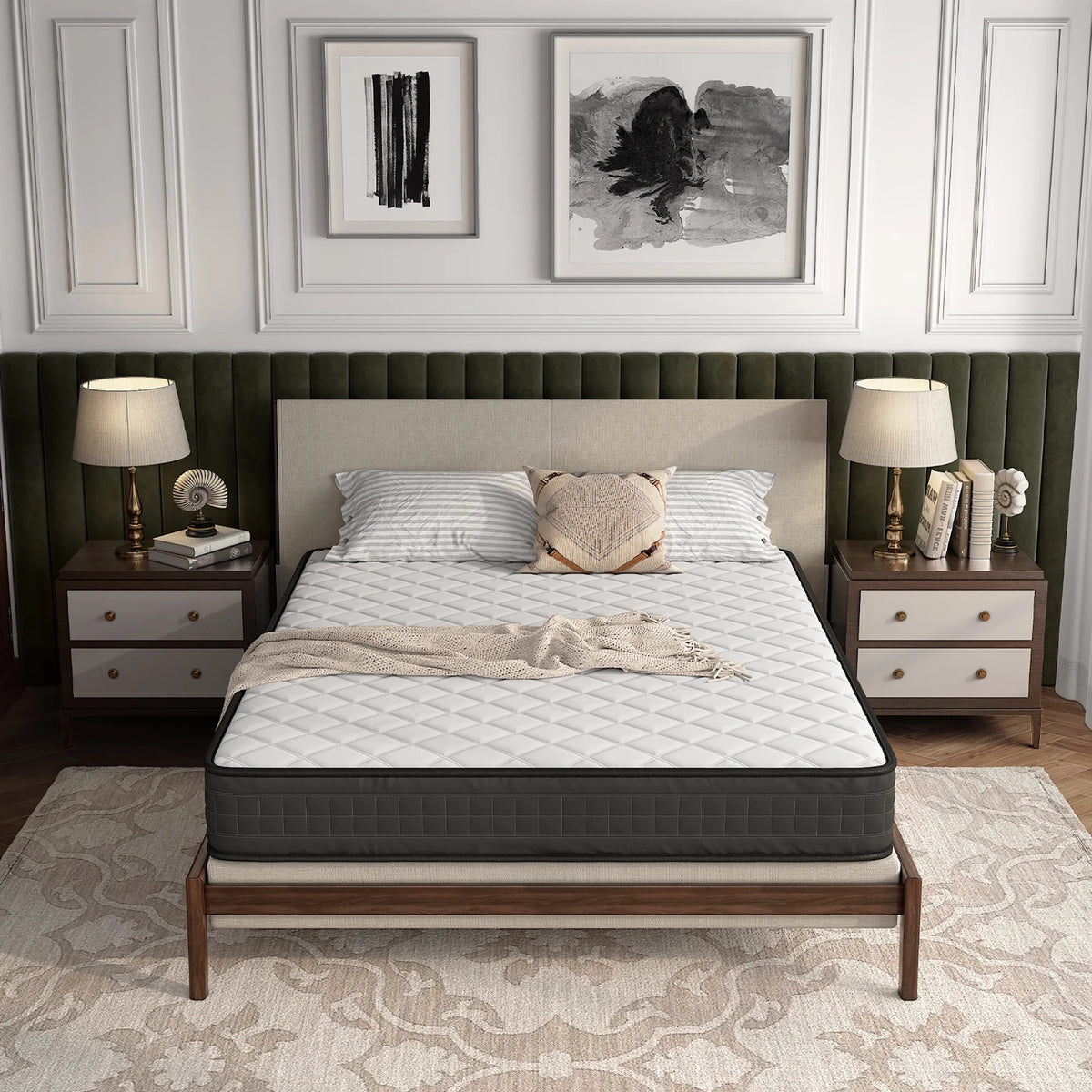 Queen Size Memory Foam Medium Firm Mattress P4183