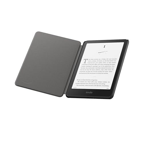 Kindle Paperwhite and Colorsoft Signature Edition Case, Lightweight Water-Safe Foldable Fabric Cover T70125