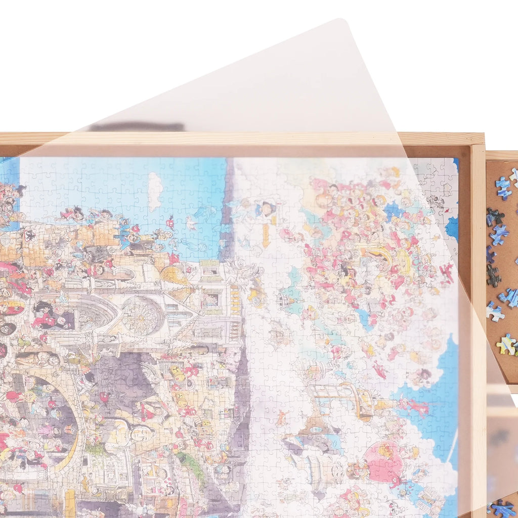 1500 Piece Folding Puzzle Board with 4 Drawers Q5340