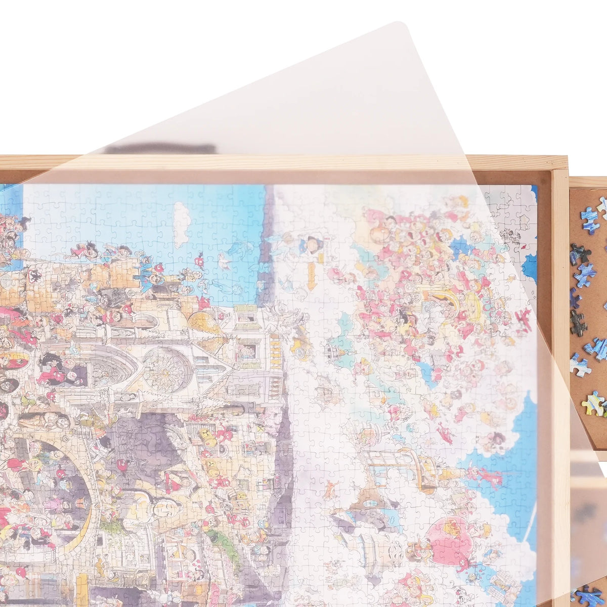 1500 Piece Folding Puzzle Board with 4 Drawers Q5340