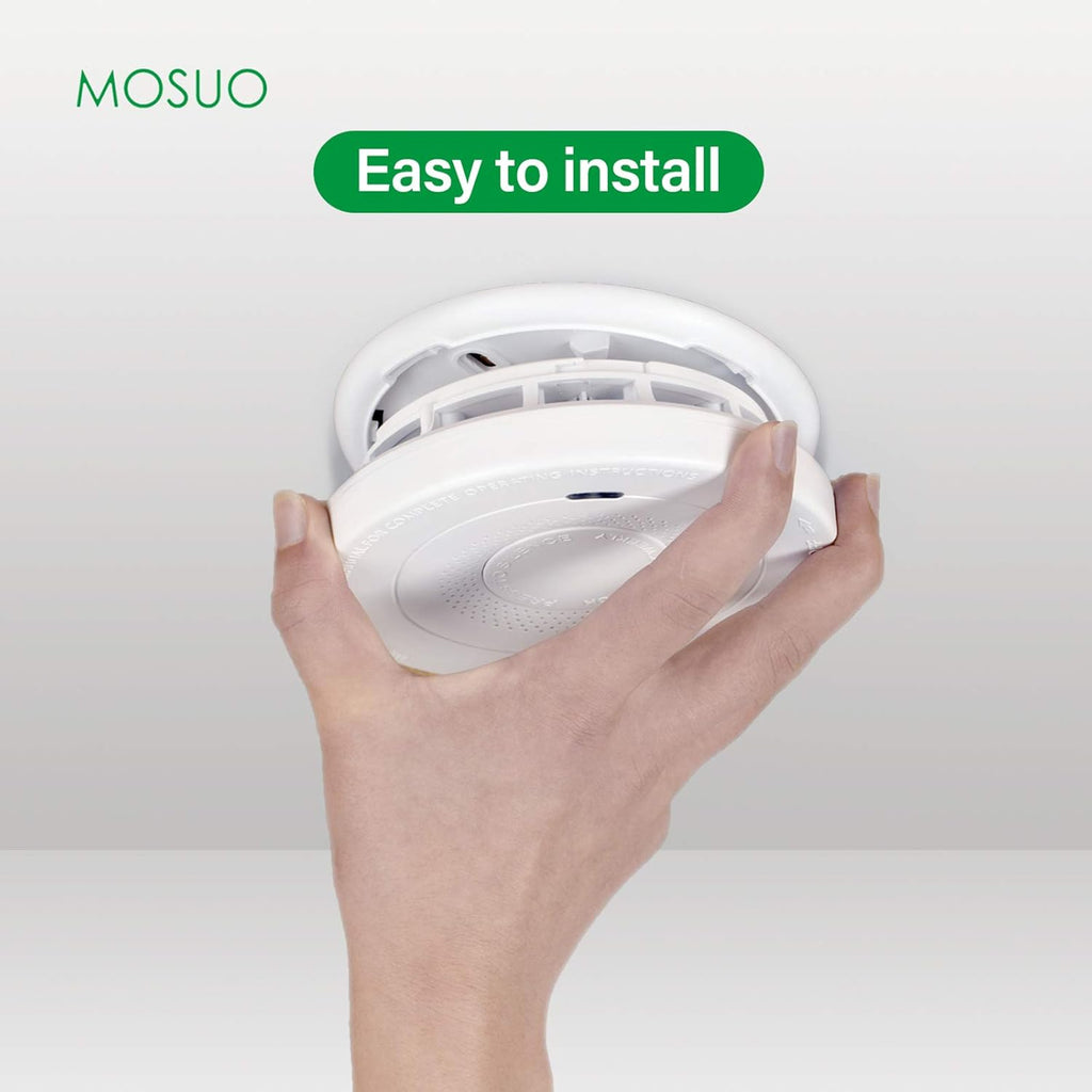 Smoke and Carbon Monoxide Detector Alarm, 10-Year Battery, Dual Sensor O19142