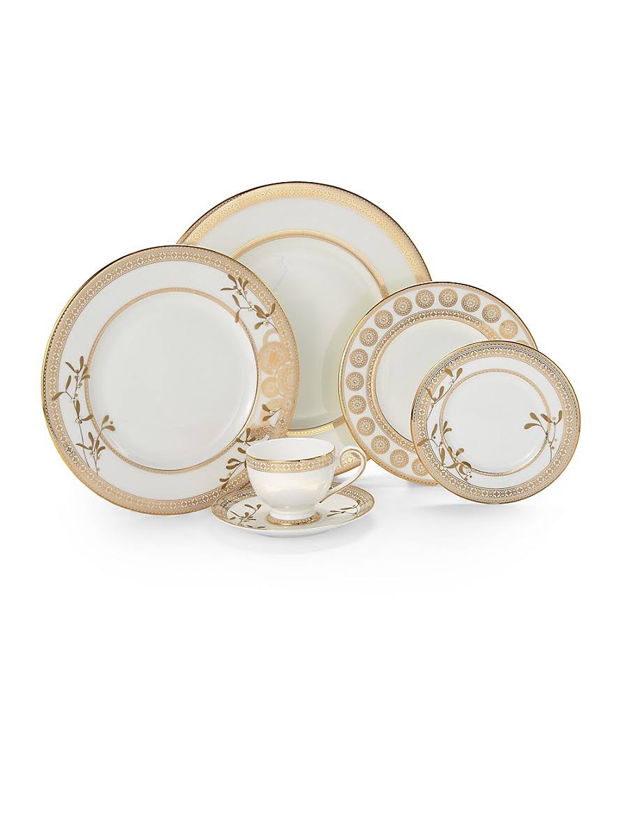 Golden Leaves Salad Plate W476