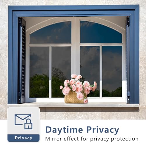 Black 35.43Inch X 6.5Feet Window Film U64485