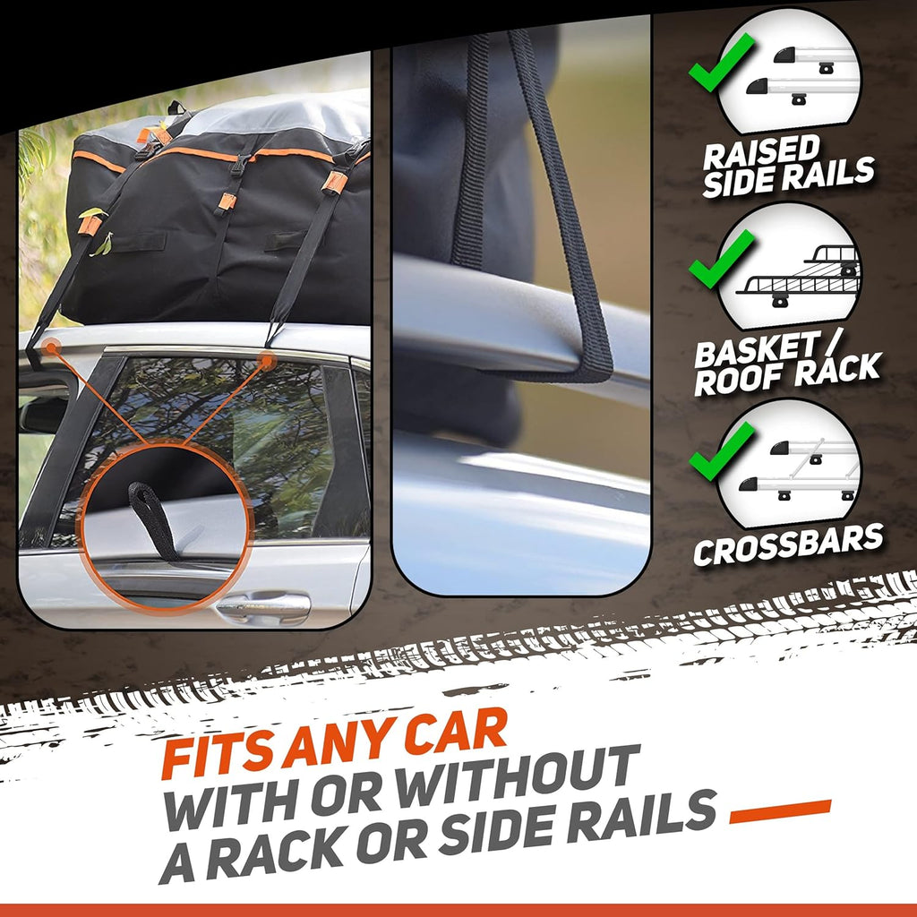 19 Cubic Feet Waterproof Car Roof Bag & Rooftop Cargo Carrier R47564