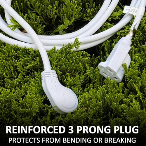 White 6 ft 3 Prong Heavy Duty Extension Cord N67110