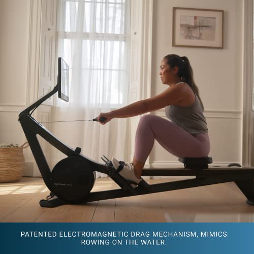 Wave Rowing Machine with 16" HD Touchscreen & Speakers - Foldable X2352