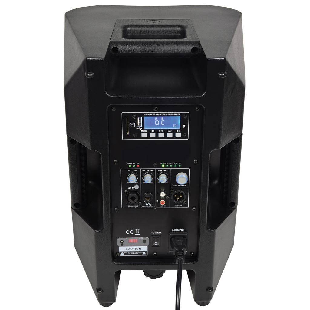 Full Range Active PA Speaker with Bluetooth, DSP, USB & SD C94044