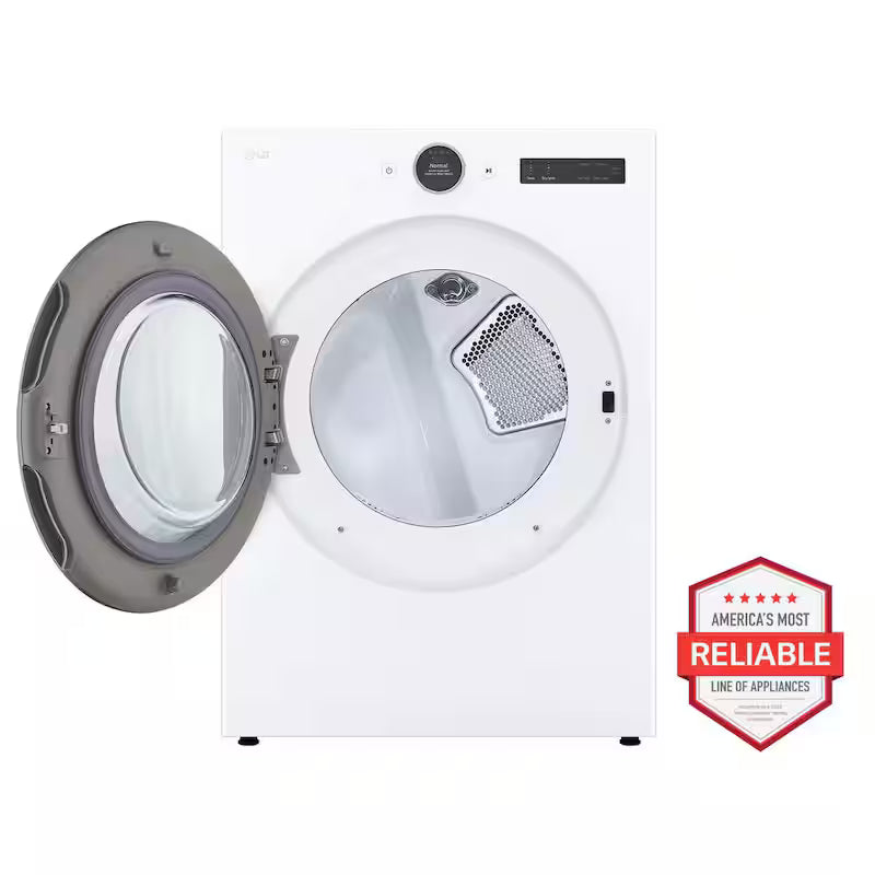 7.4 cu. ft. Vented Stackable Smart Gas Dryer in White O437