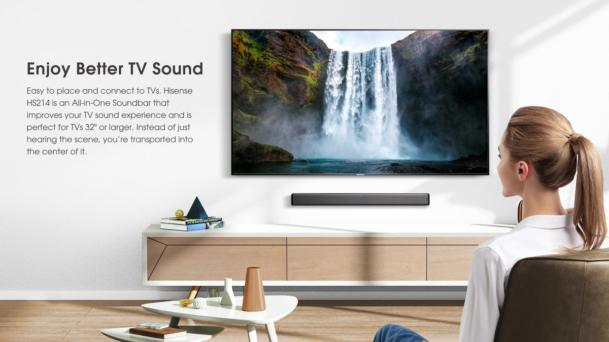 2.1 Channel Sound Bar with Built-in Subwoofer Q974946