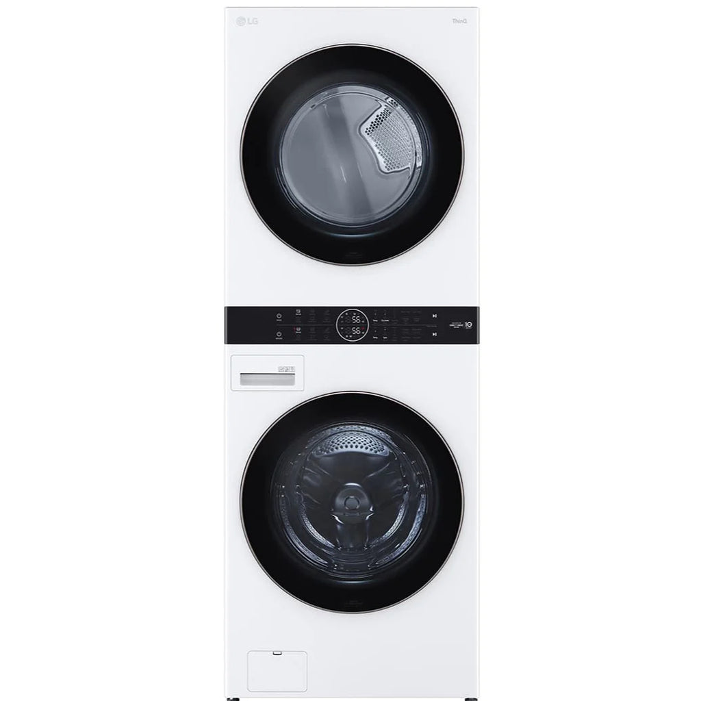 White Front Load Washtower 5.2 Cu. Ft. Washer 7.4 Cu. Ft. Electric Dryer J53691