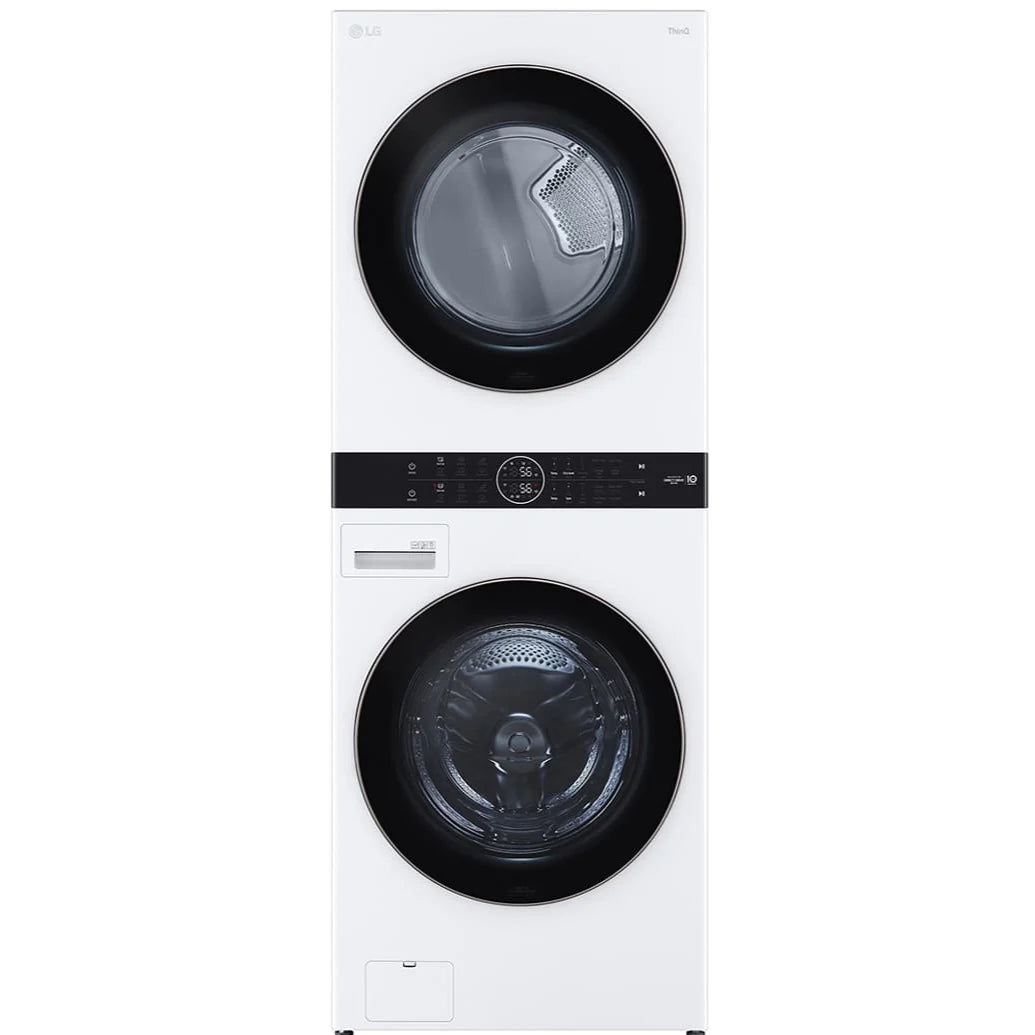White Front Load Washtower 5.2 Cu. Ft. Washer 7.4 Cu. Ft. Electric Dryer J53691