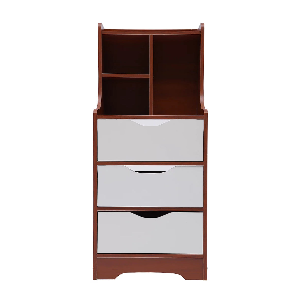 Wood Nightstand with Storage J616