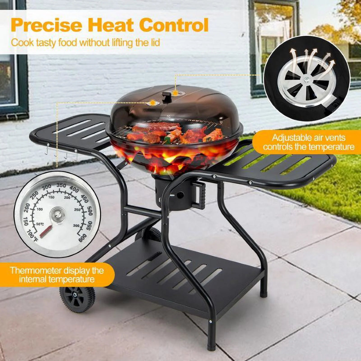 Outdoor BBQ Charcoal Grill I6510