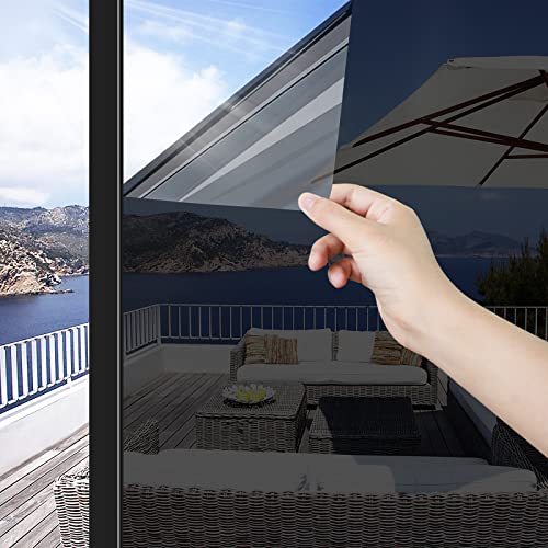 Black 35.43Inch X 6.5Feet Window Film U64485