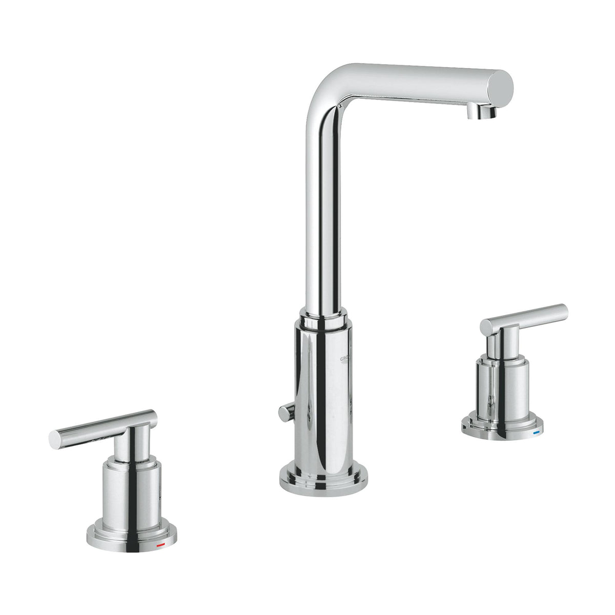 Chrome Widespread Bathroom Faucet S4283