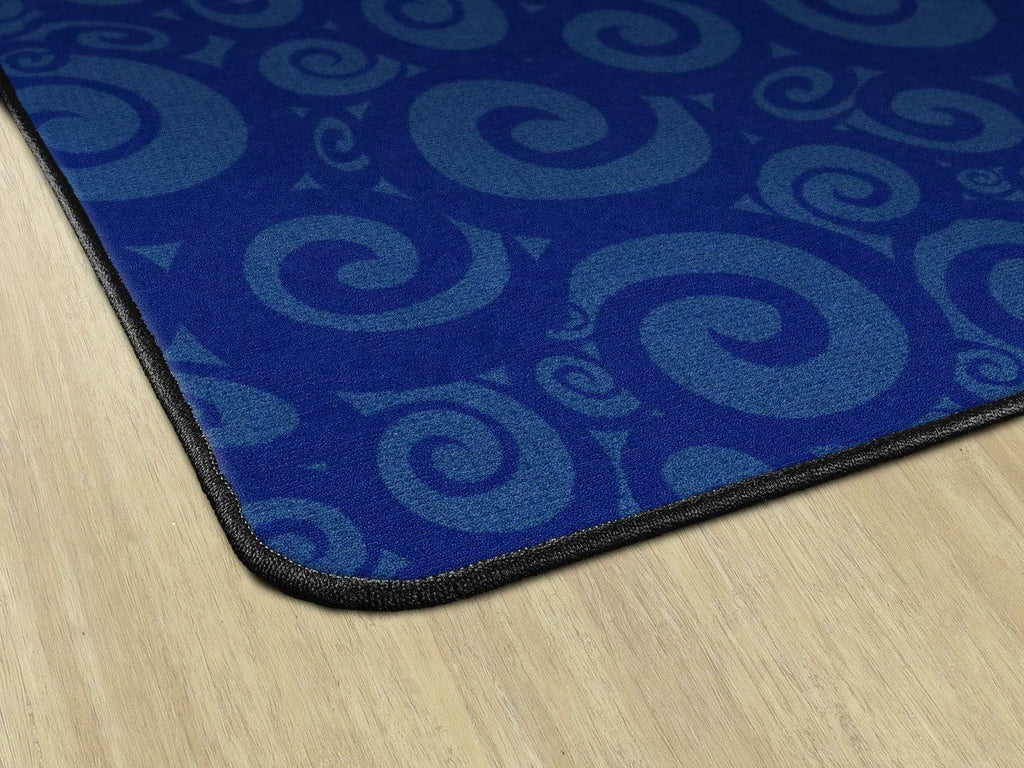 Blue 10'6 x 13'2 Carpet L2354