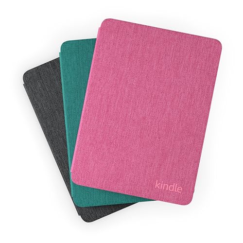 Kindle Paperwhite and Colorsoft Signature Edition Case, Lightweight Water-Safe Foldable Fabric Cover T70125
