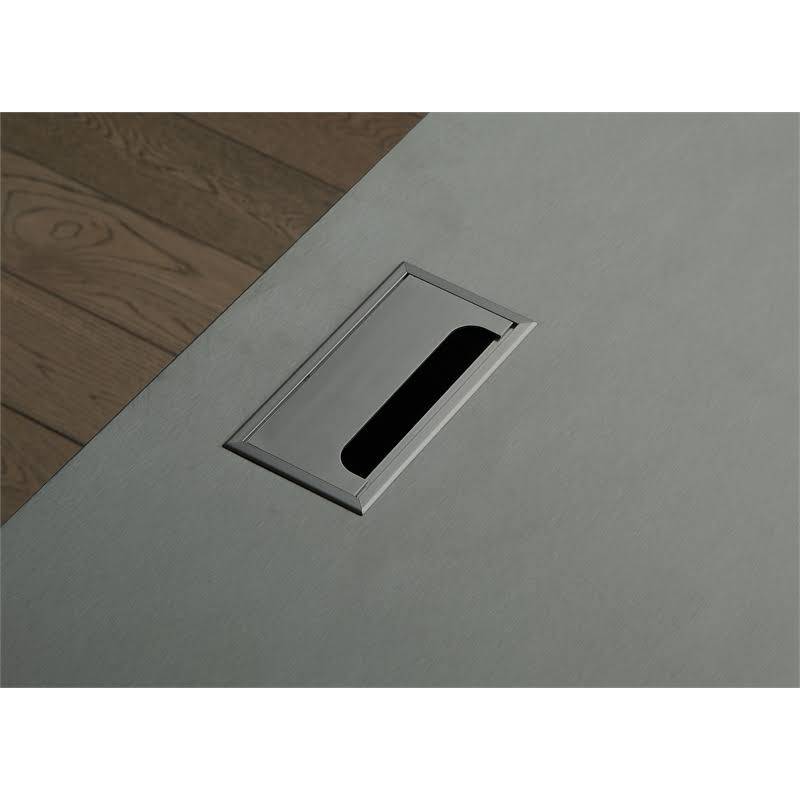 Gray Adjustable Metal Computer Desk A3910