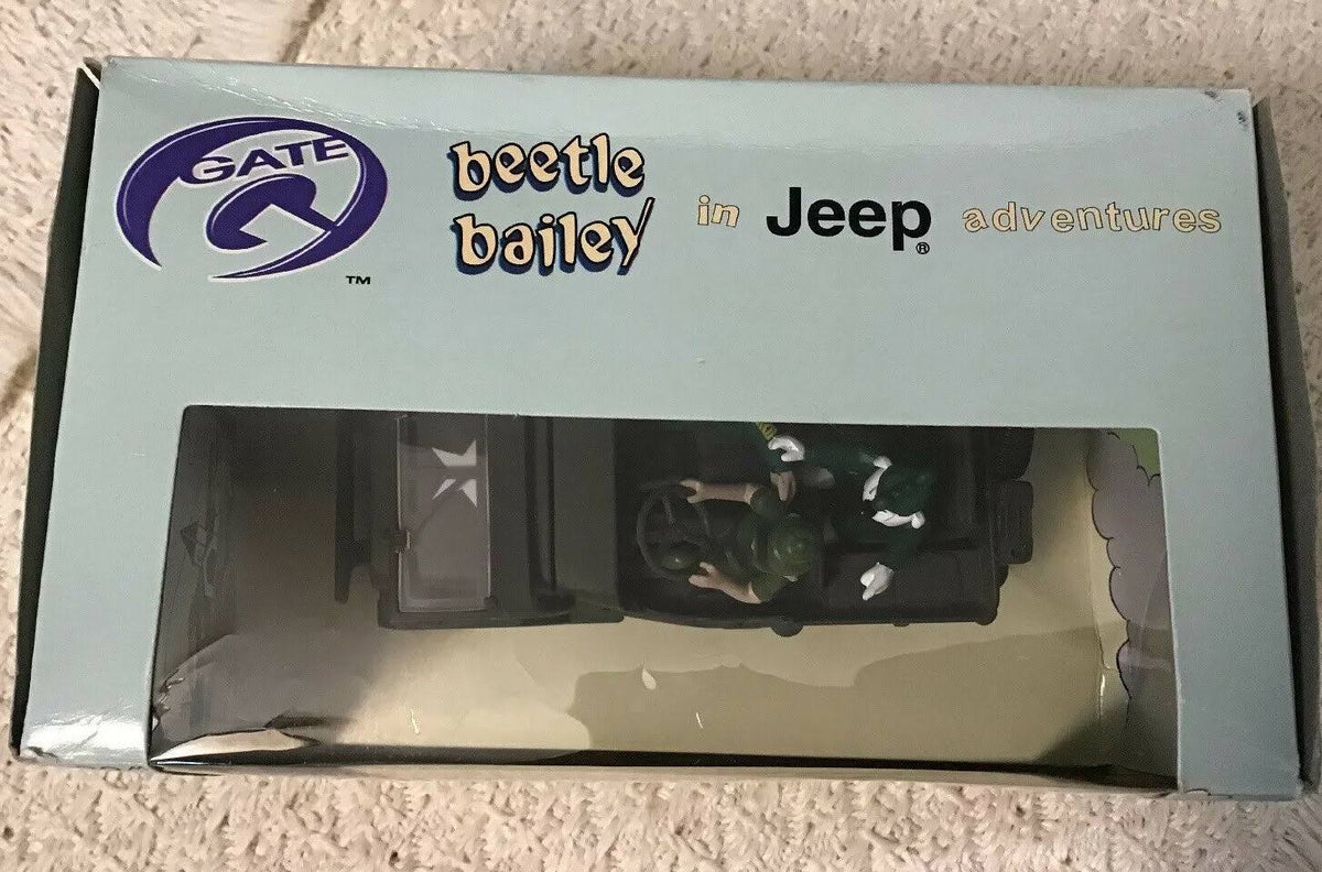 Die-Cast Beetle Bailey in Willys Jeep R512