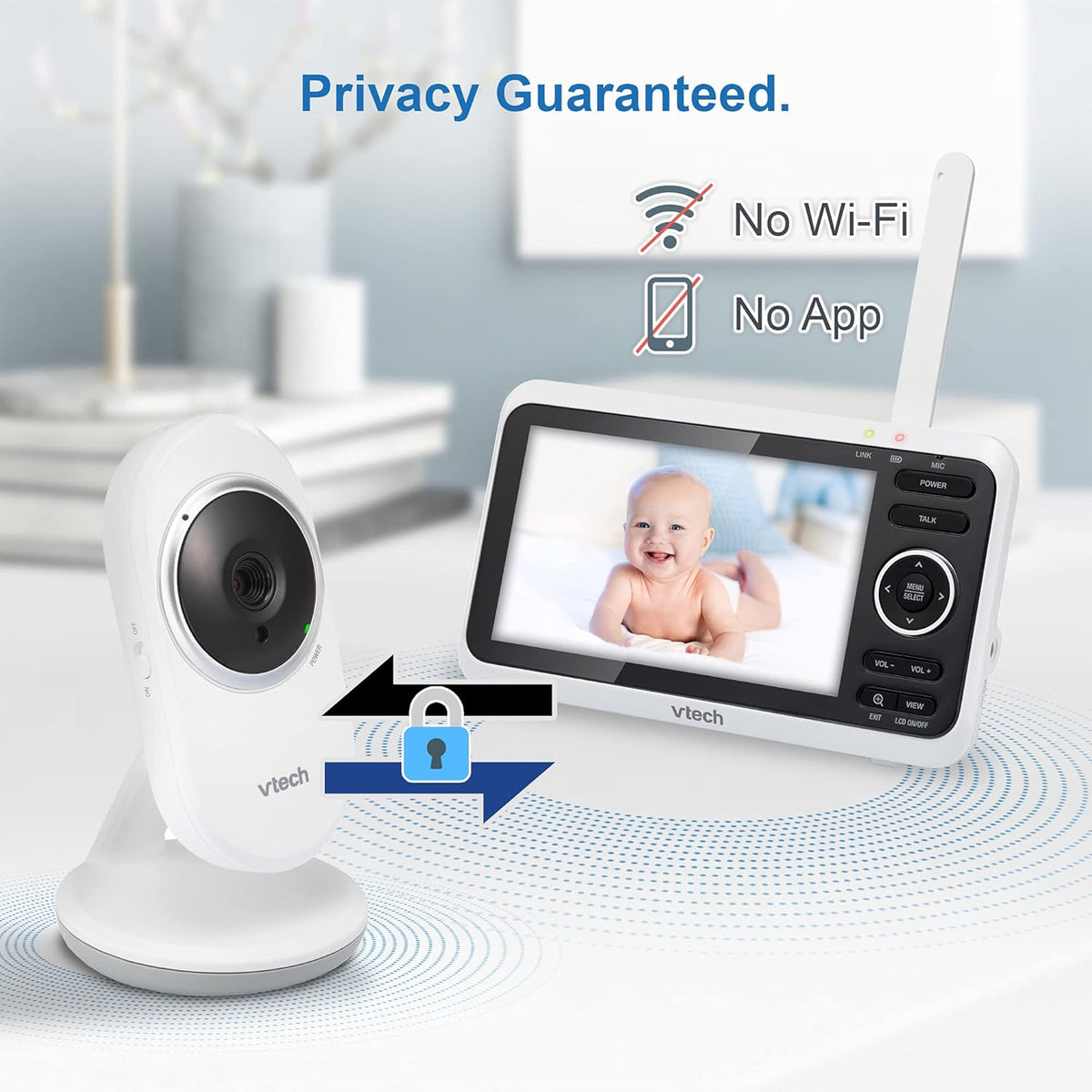 Video Monitor with 5 Screen, 2 Cameras, Night Vision R36044