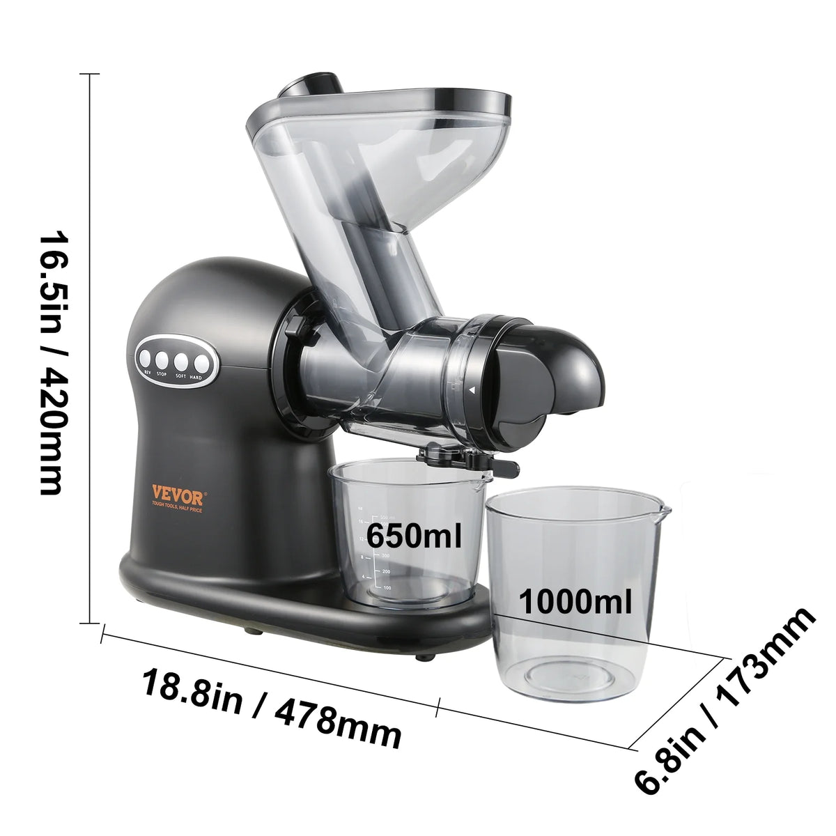Masticating Slow Juicer Electric Cold Press I1444