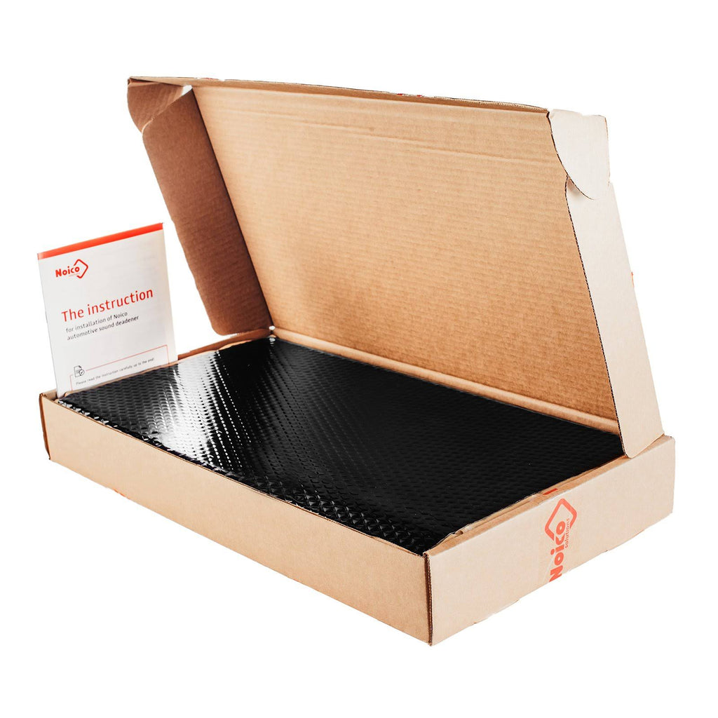 Black 80 Mil 36 Sq ft Car Sound Deadening Butyl Mat D783968