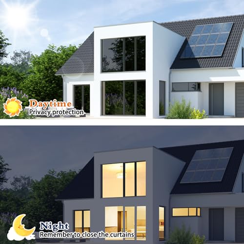 Black 35.43Inch X 6.5Feet Window Film U64485