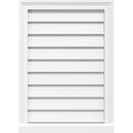 Vertical Surface Mount PVC Gable Vent T6183