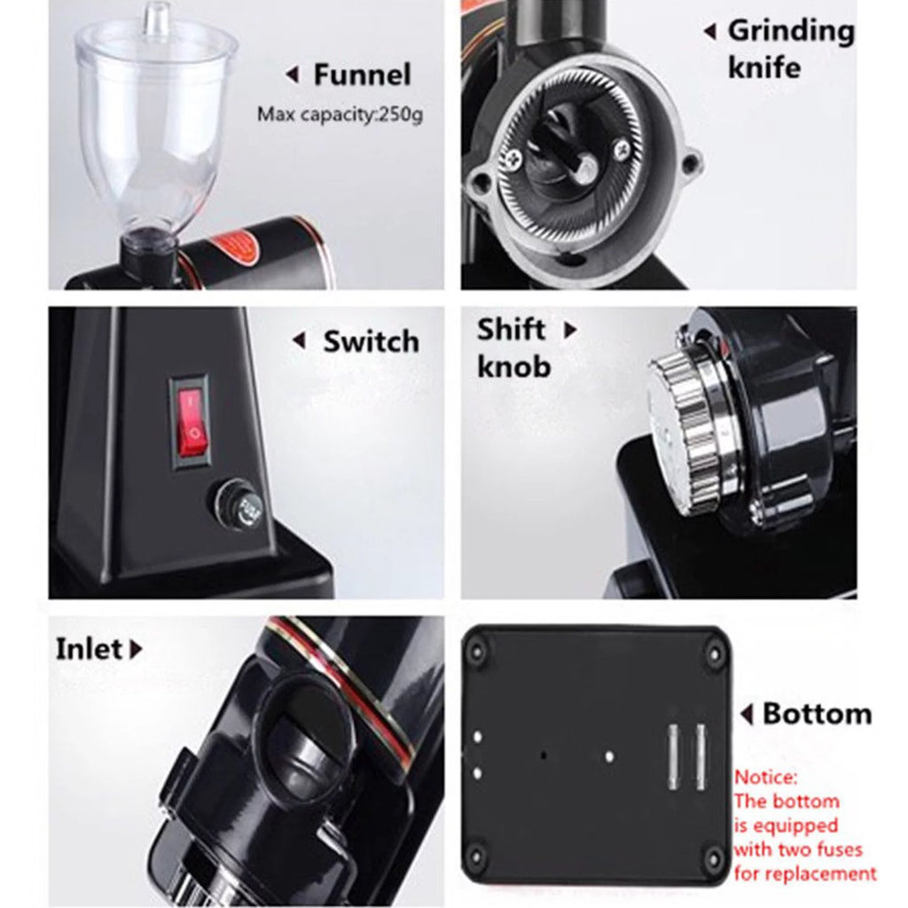 Mini Electric Coffee Grinder Black F397