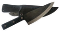 Hand Forged Butcher Knife with Leather Sheath P441554
