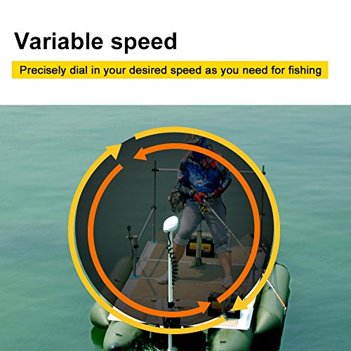 12V 55LBS 48inch Bow Mount Trolling Motor with Remote Control F220