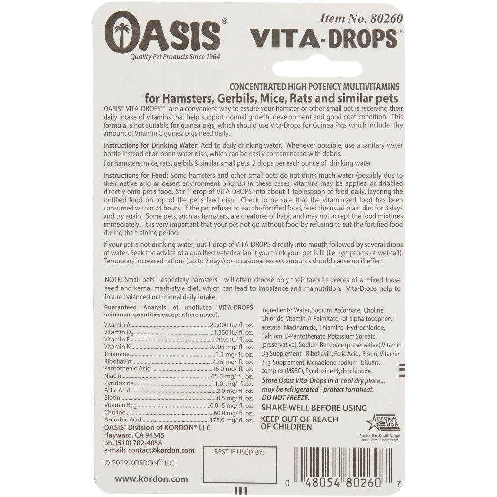 Hamster Daily Multivitamins F9687