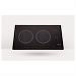 2-Burner 208V Black Touch Control Cooktop U696