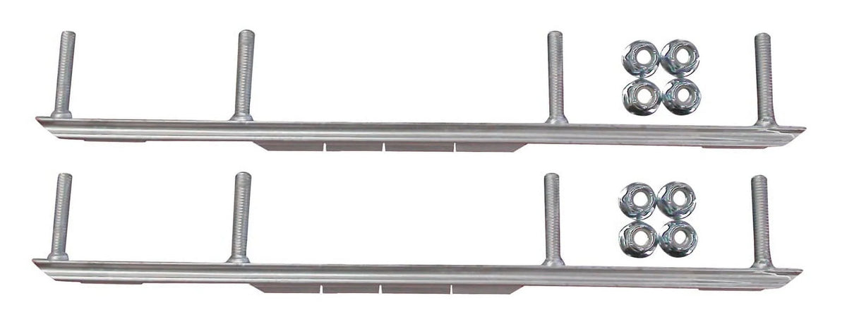Red XT Snowmobile Skis Complete Kit L6529