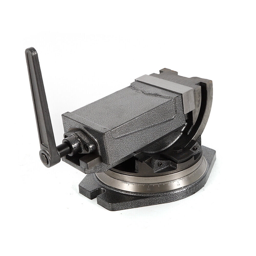 5" Precision Milling Vise 2Way Clamp Machine Accessory Set 90º Tilting with Swivel Base J19855