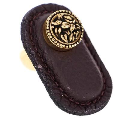 Novelty Knob Antique Brass Brown Q2528
