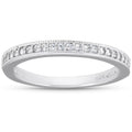 1/8ct Diamond Ring 14K White Gold V4222