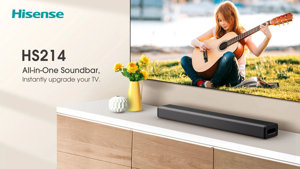 2.1 Channel Sound Bar with Built-in Subwoofer Q974946