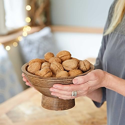 Wooden Mango Wood Serving Bowl H4865