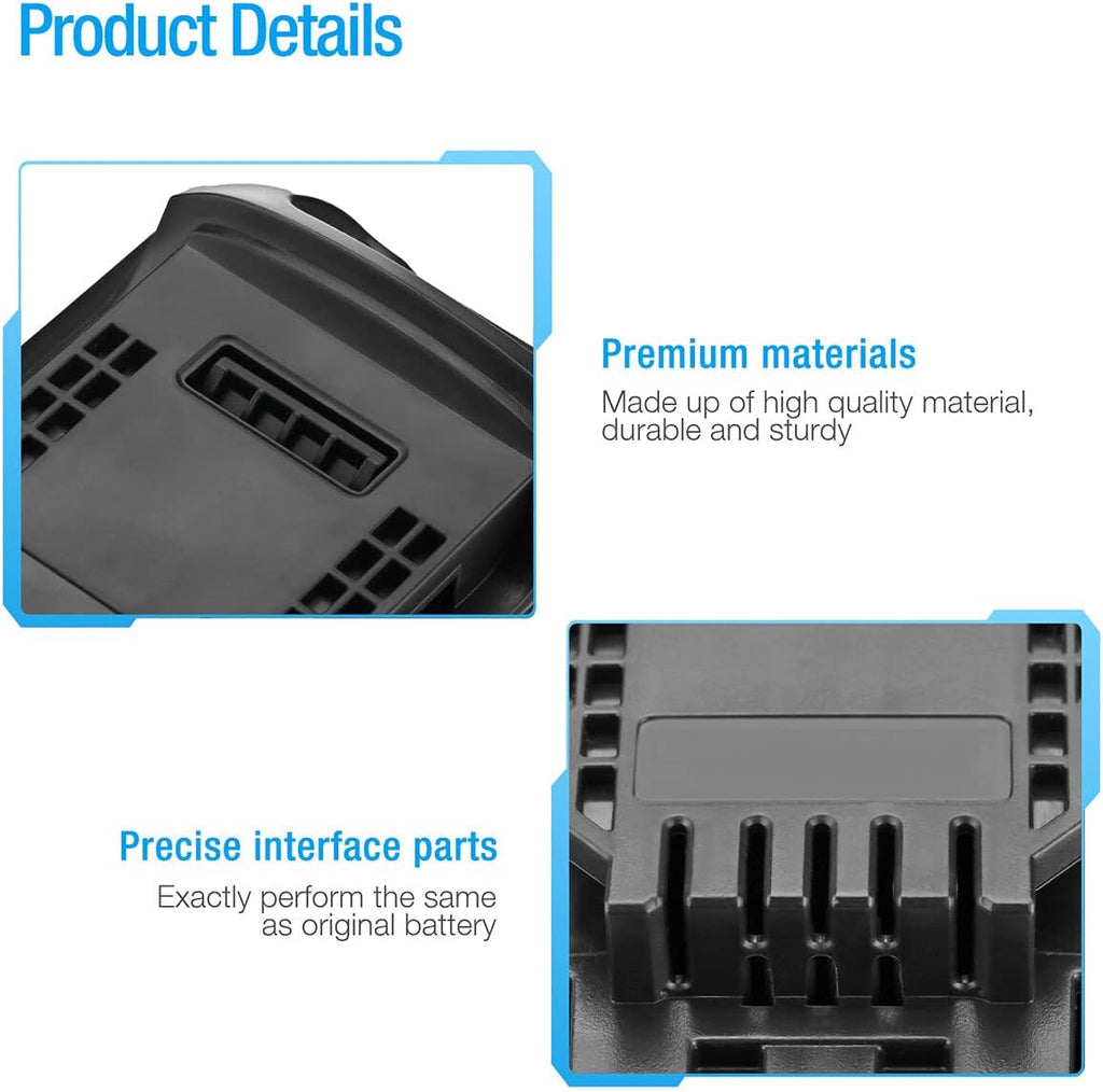20V 9.0Ah Replacement Battery Pack of 2 X804